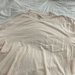 Cream J Crew Hemp Blended T - XL mens. Never Worn